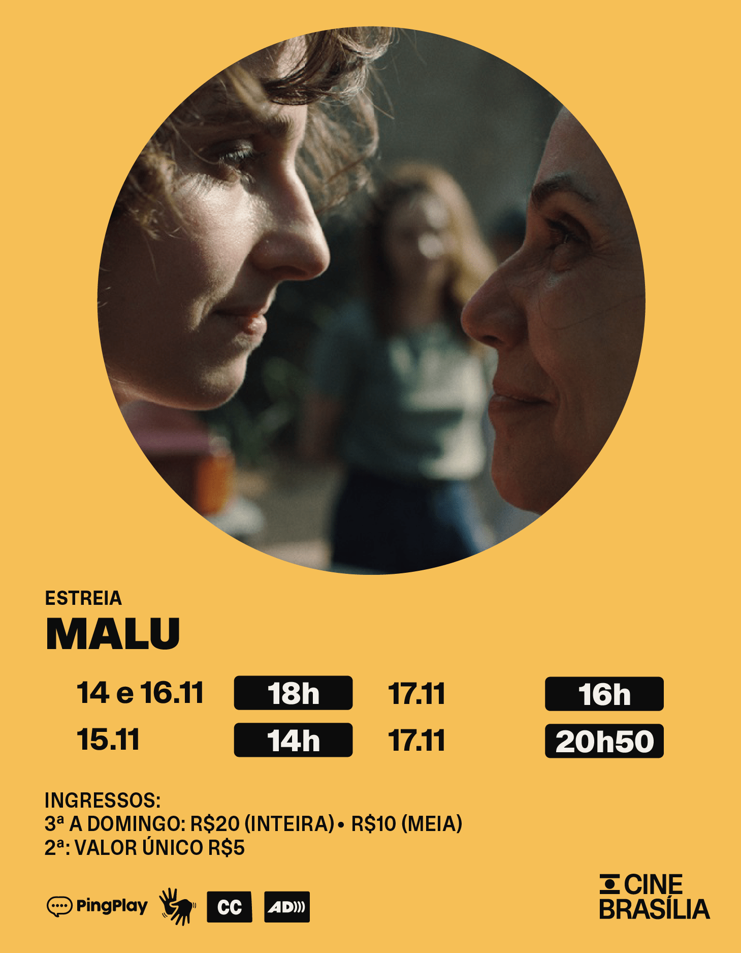 Malu no Cine Brasília