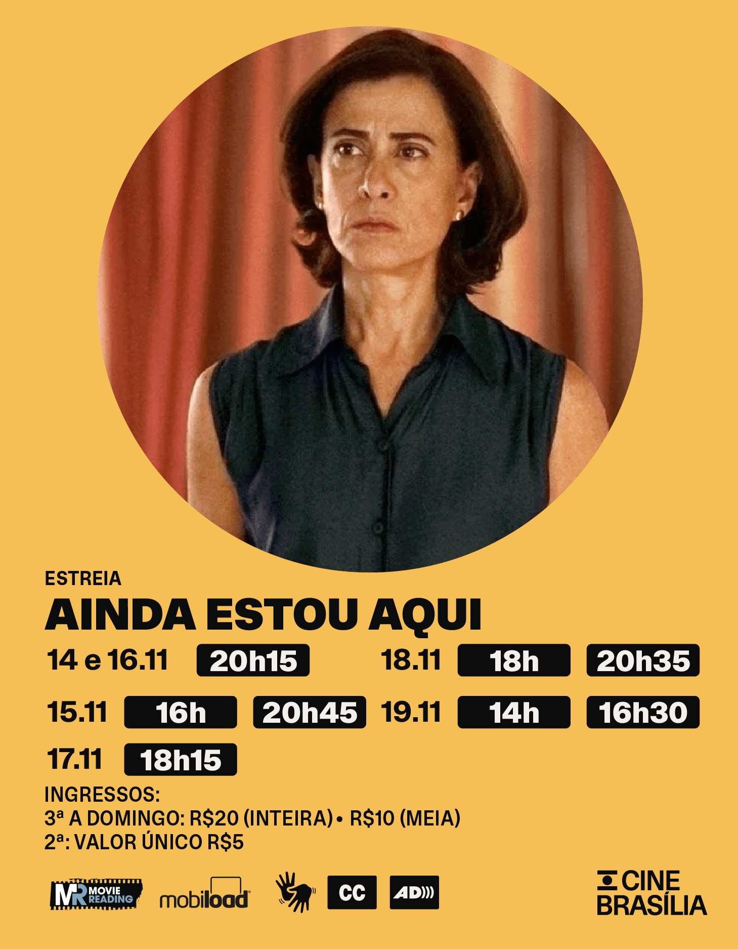 Ainda Estou Aqui no Cine Brasília