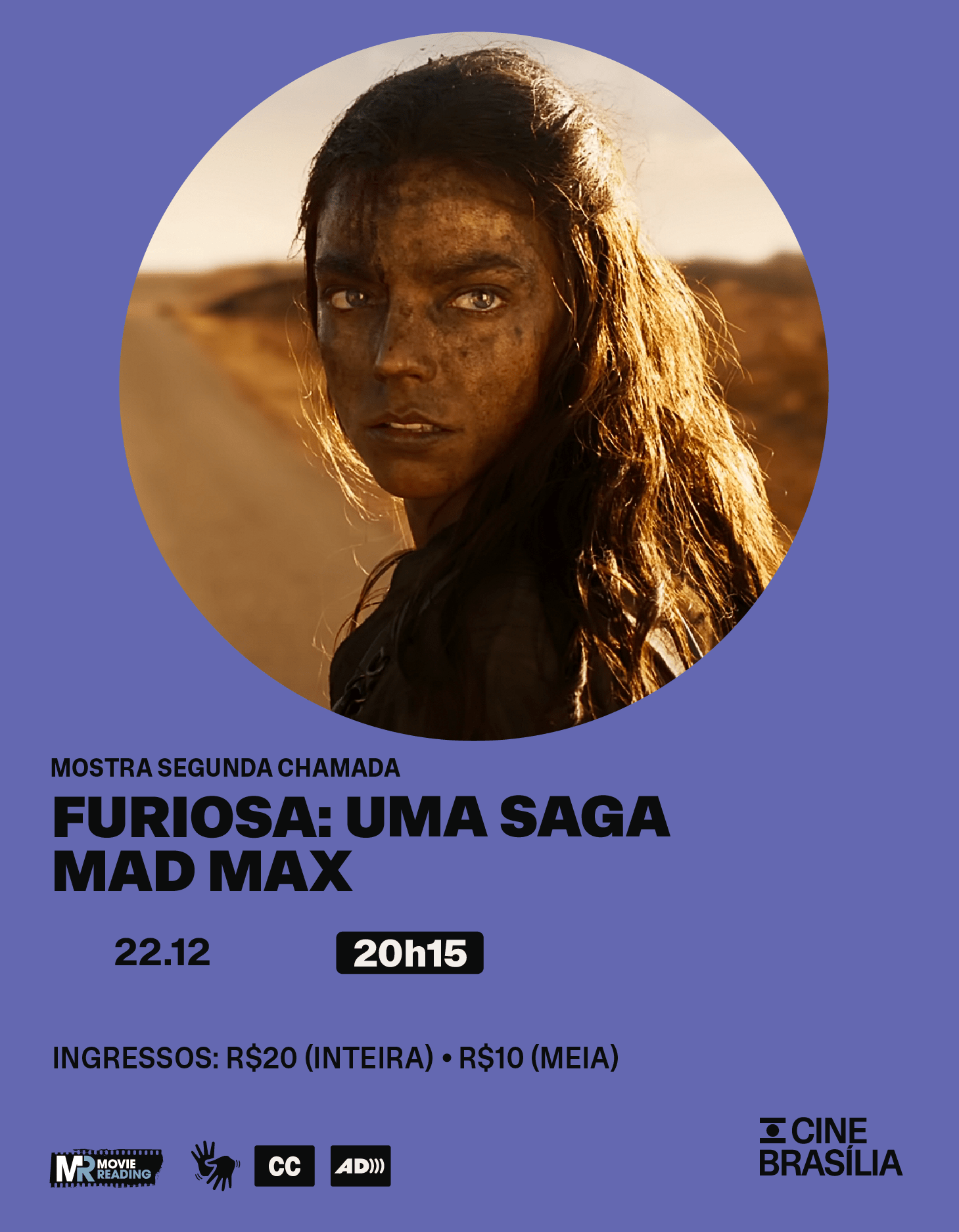 Furiosa - Uma Saga Mad Max no Cine Brasília