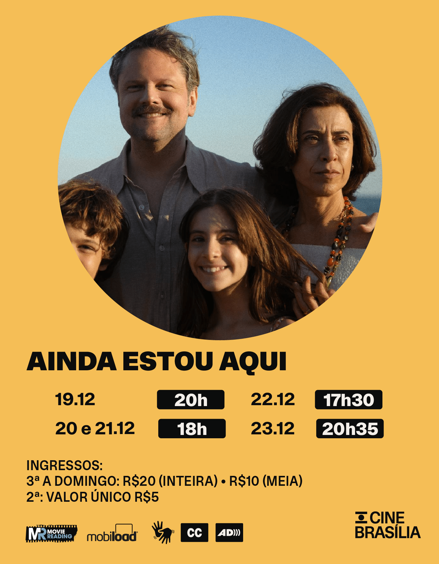 Ainda Estou Aqui no Cine Brasília