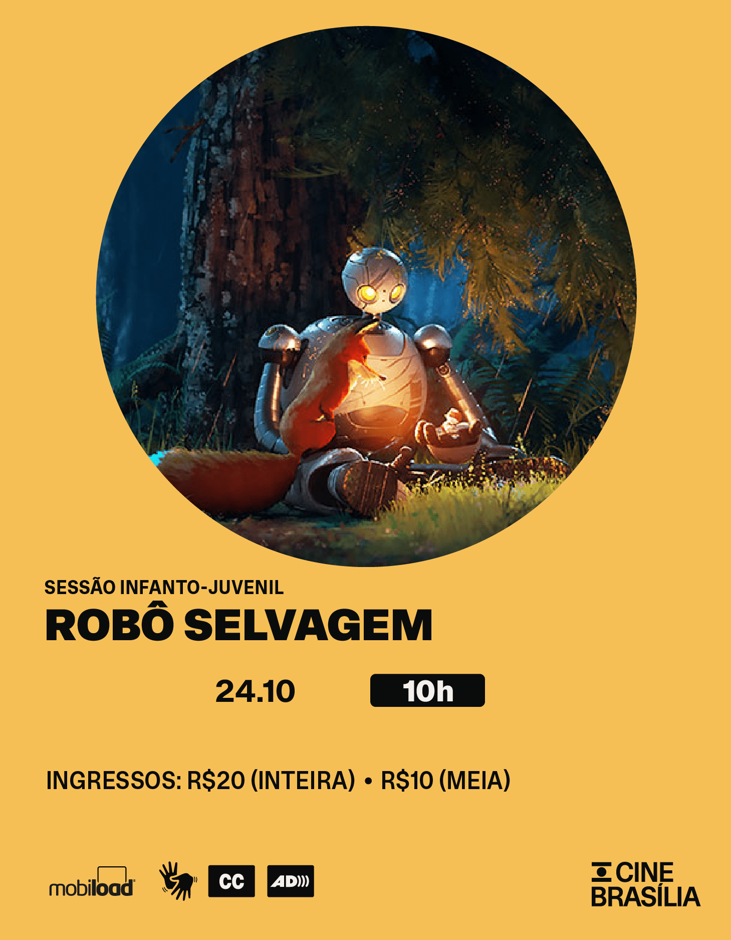 Robô Selvagem no Cine Brasília