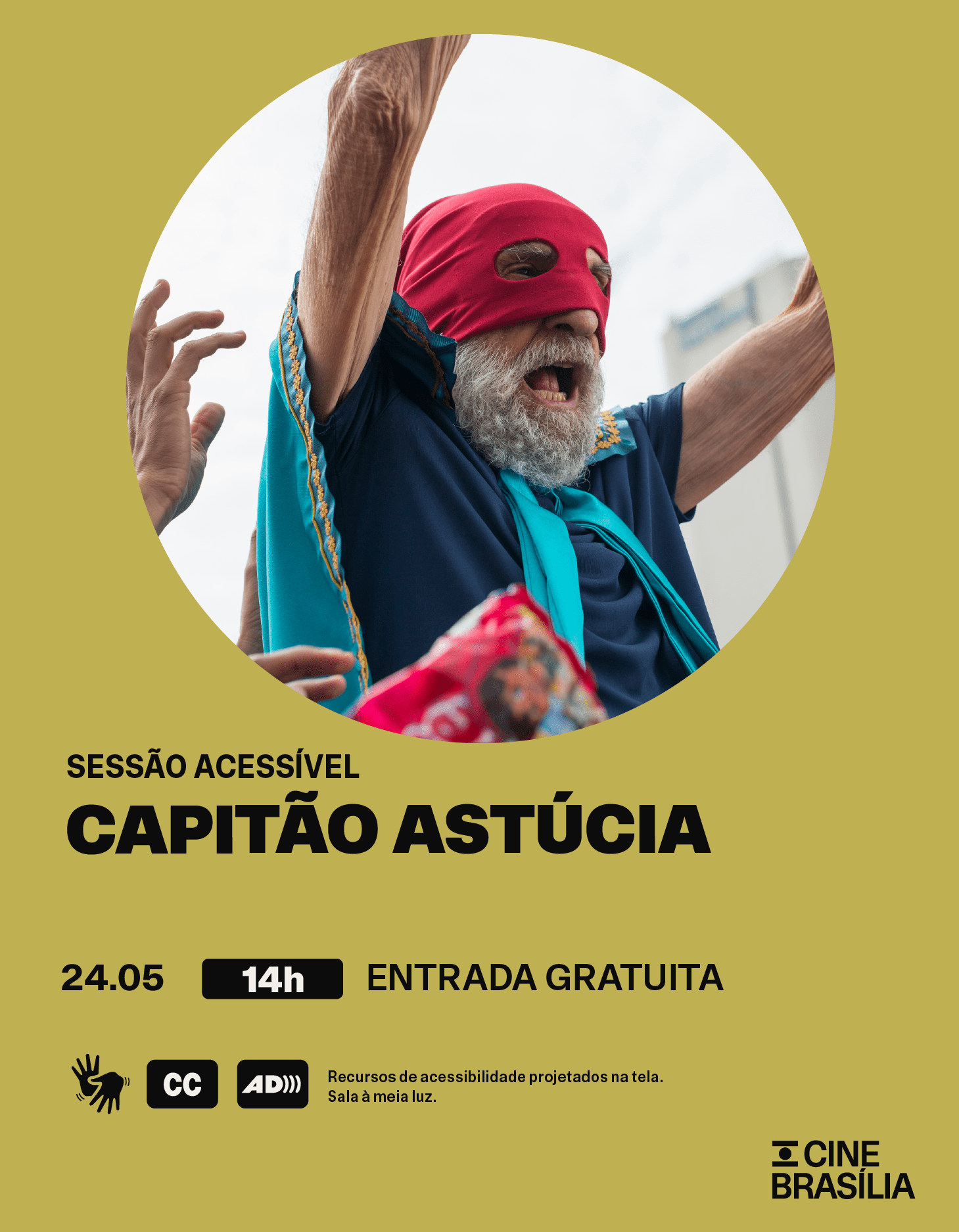 Capitão Astúcia no Cine Brasília