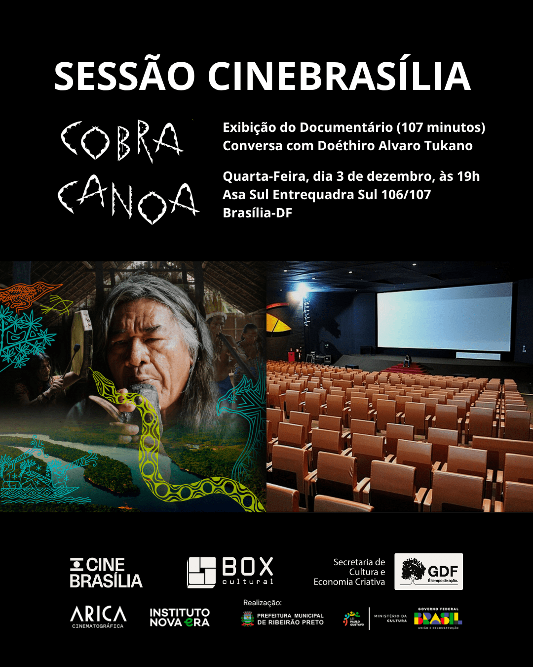 Cobra sessão Cine Brasilia