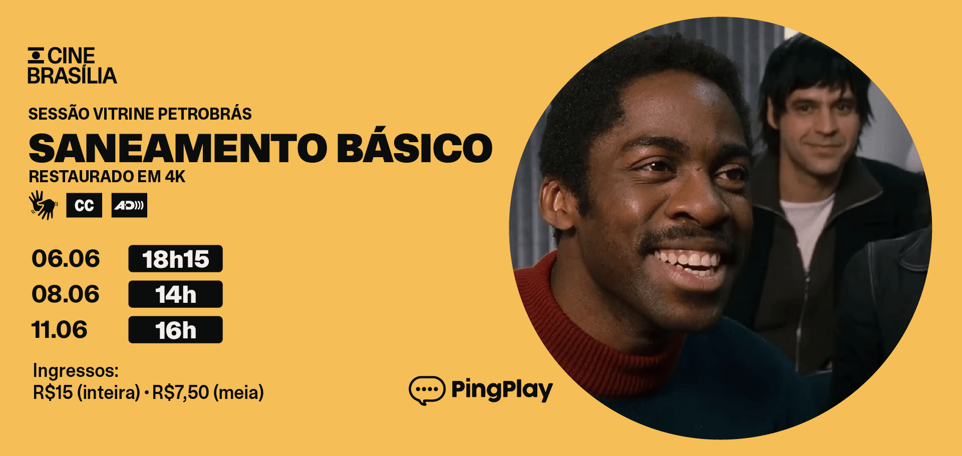 Saneamento Básico no Cine Brasília