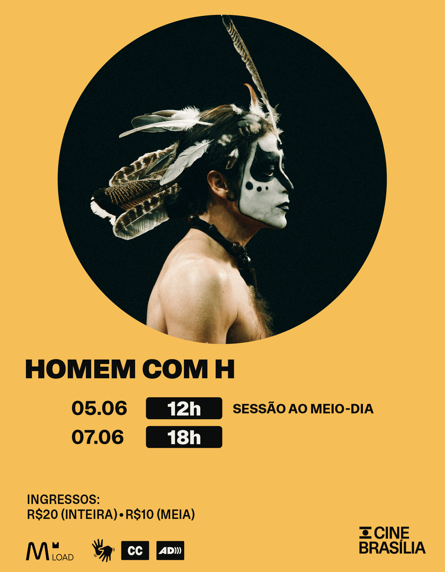 Homem com H no Cine Brasília