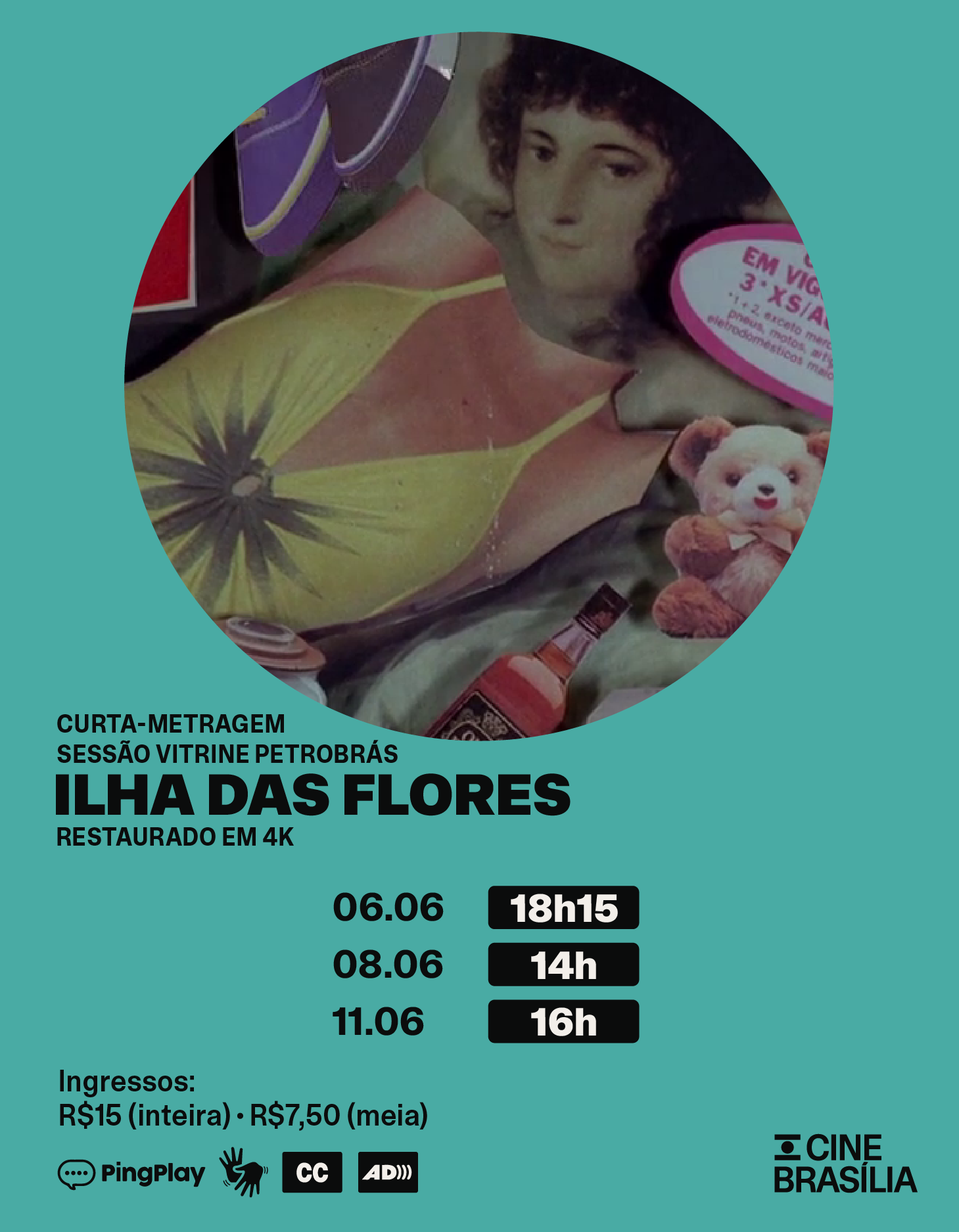 Ilha das Flores no Cine Brasília