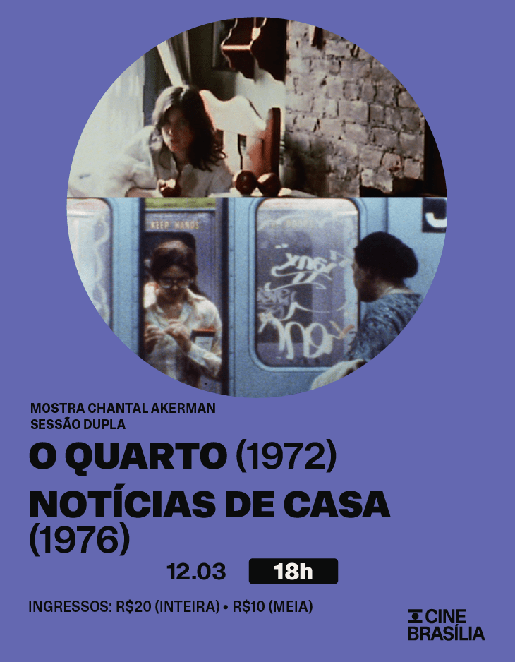 O Quarto + Notícias de Casa no Cine Brasília