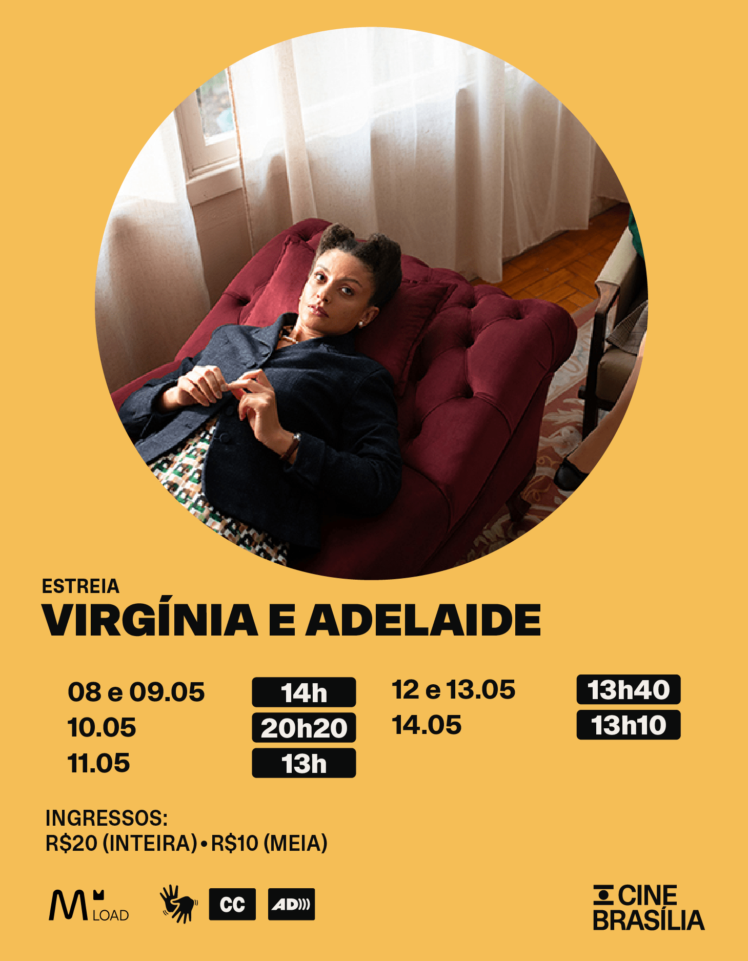 Virgínia e Adelaide no Cine Brasília