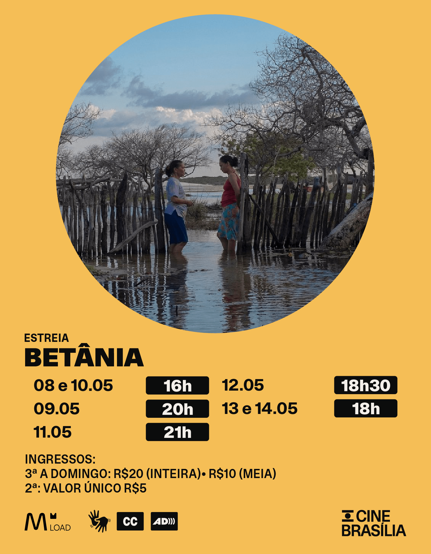 Betânia no Cine Brasília
