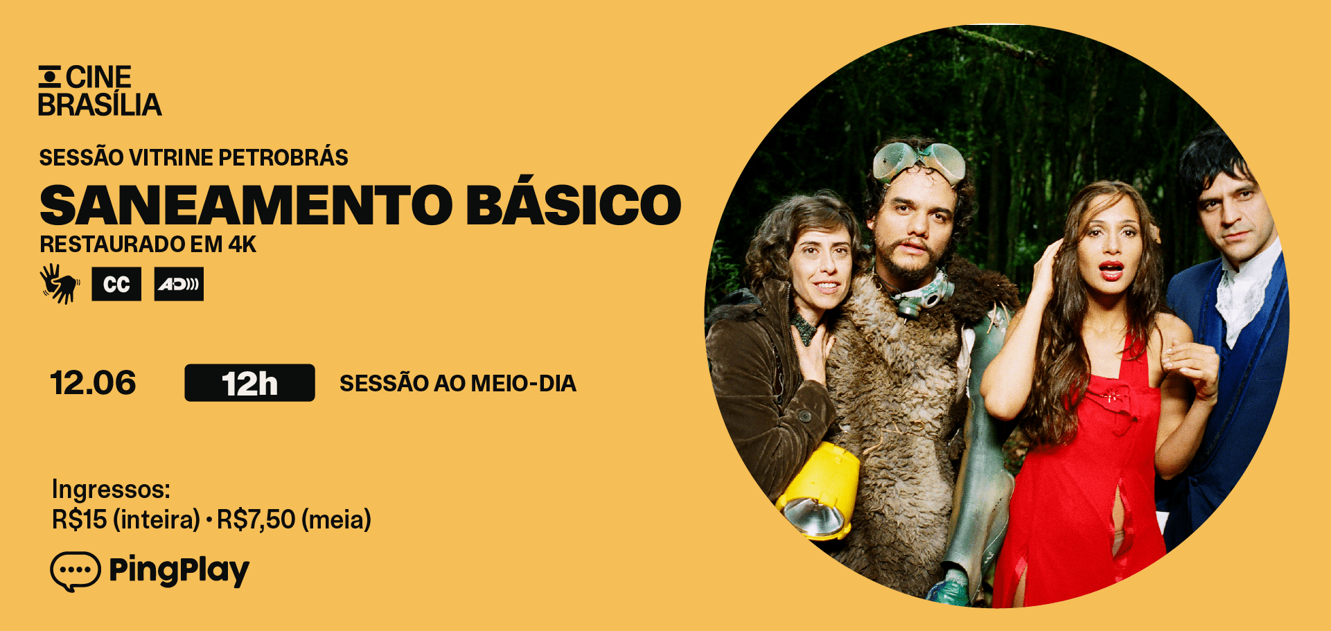 Saneamento Básico no Cine Brasília