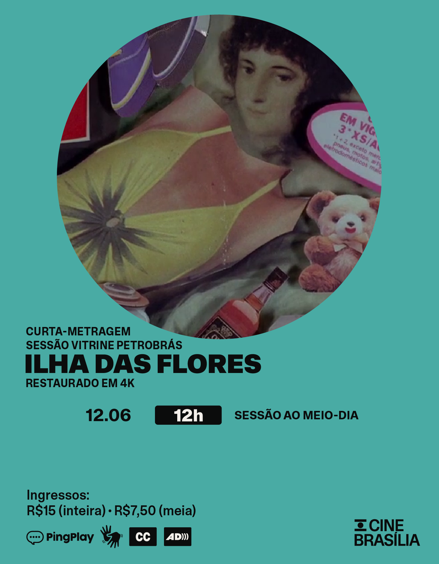 Ilha das Flores no Cine Brasília
