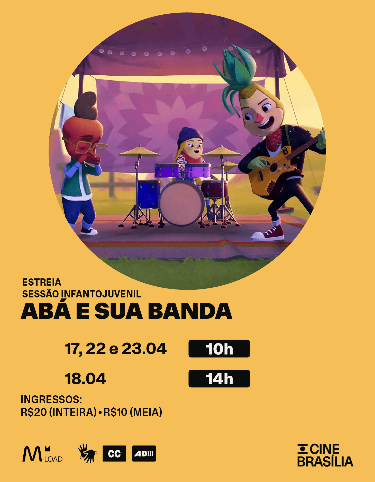 Abá e Sua Banda no Cine Brasília