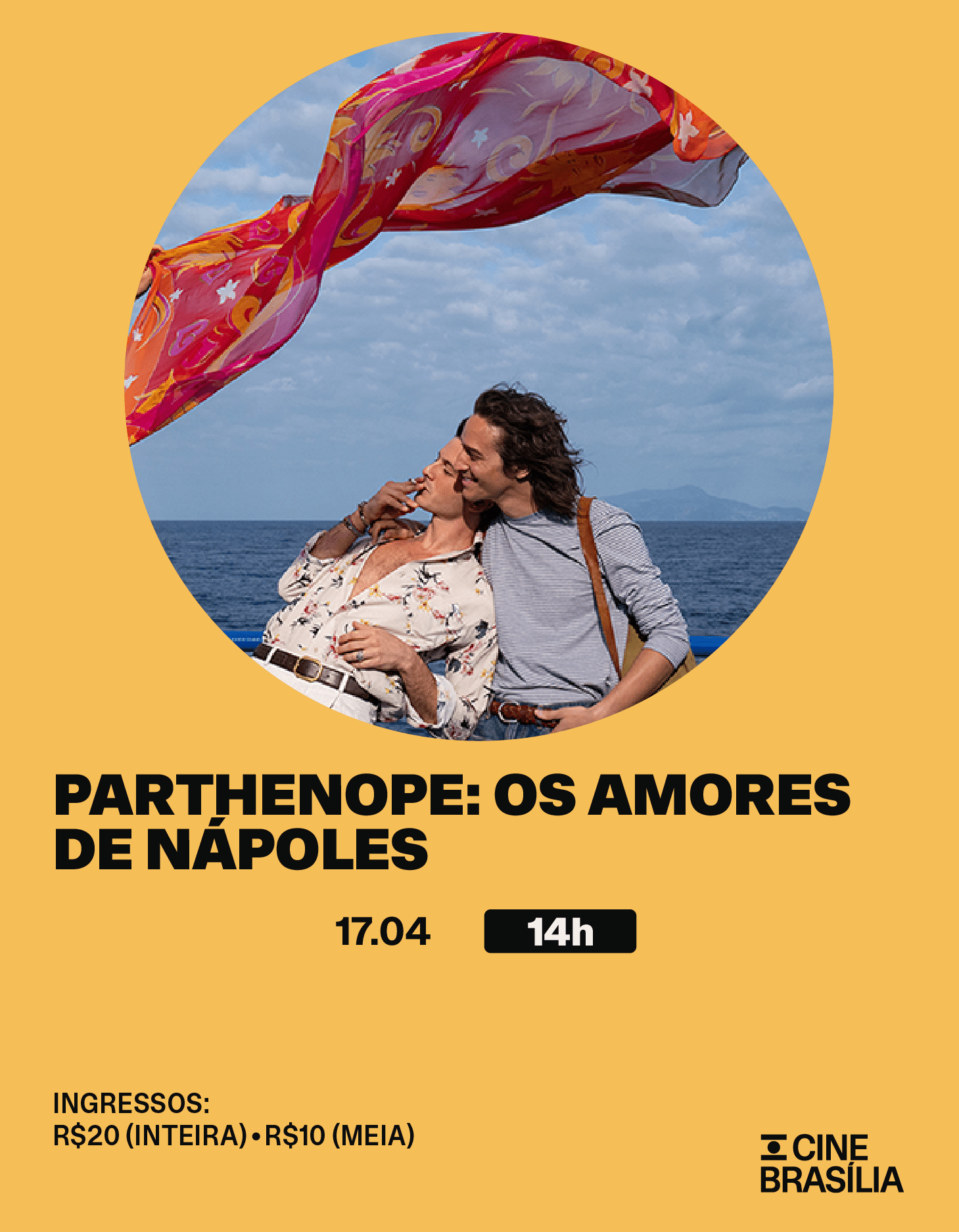 Parthenope: Os Amores de Nápoles no Cine Brasília