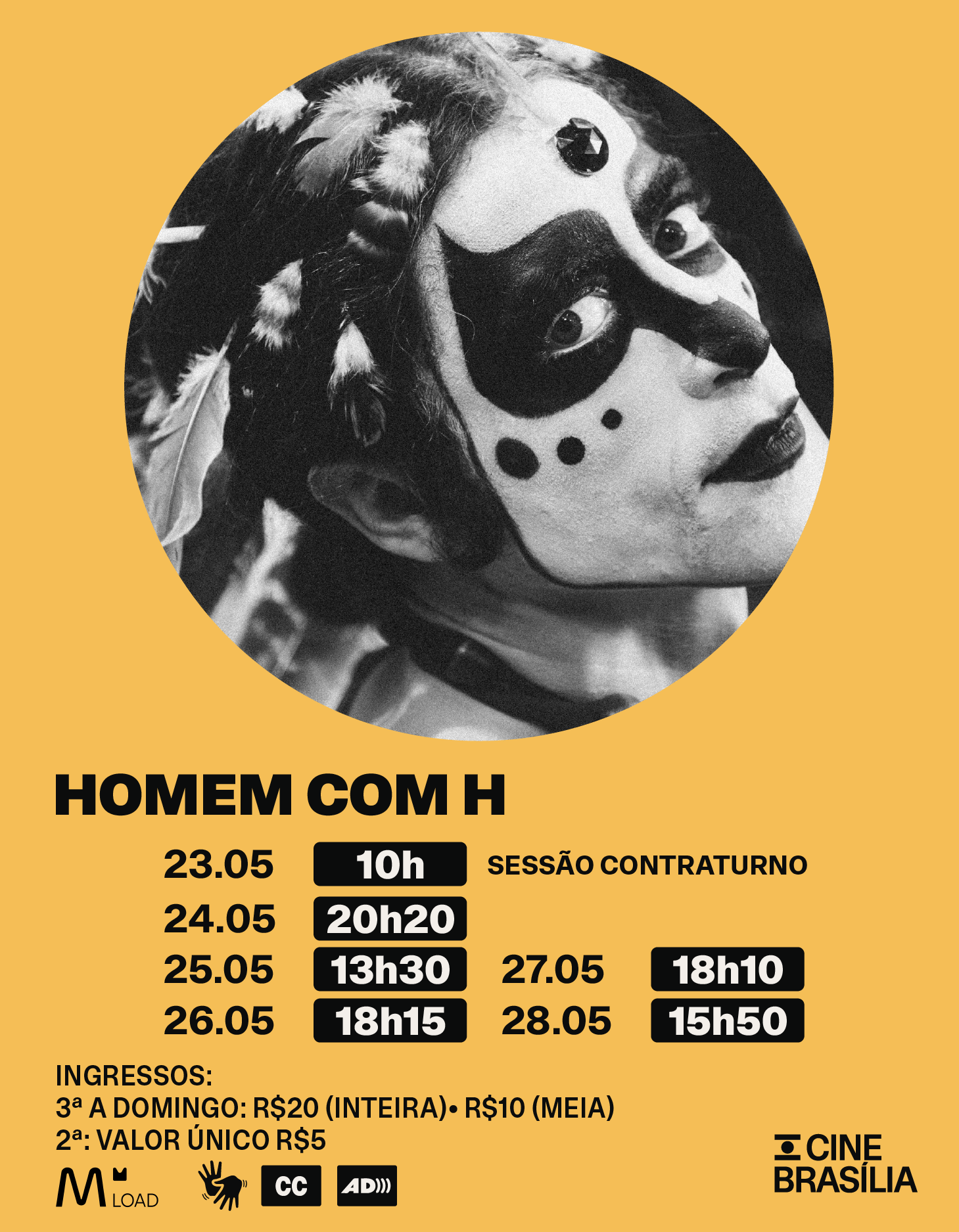 Homem com H no Cine Brasília