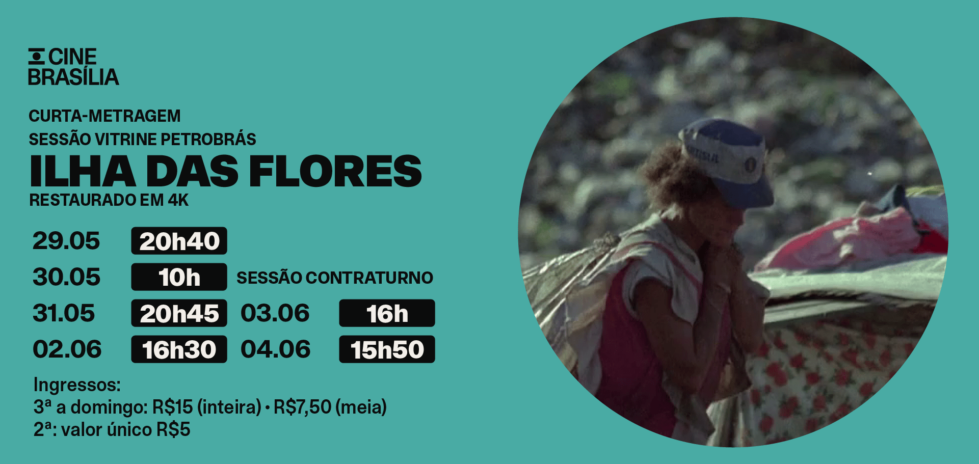 Ilha das Flores no Cine Brasília