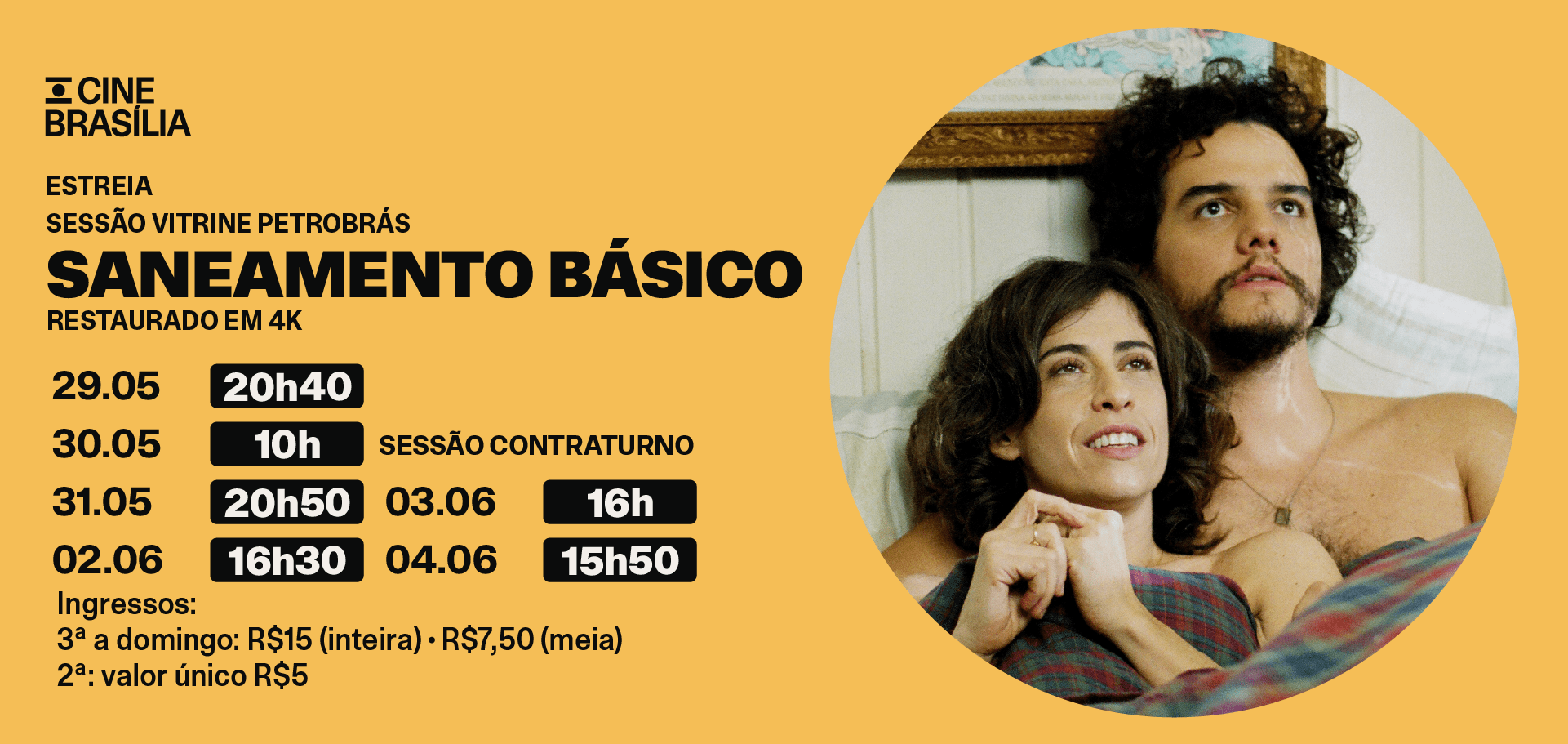 Saneamento Básico no Cine Brasília