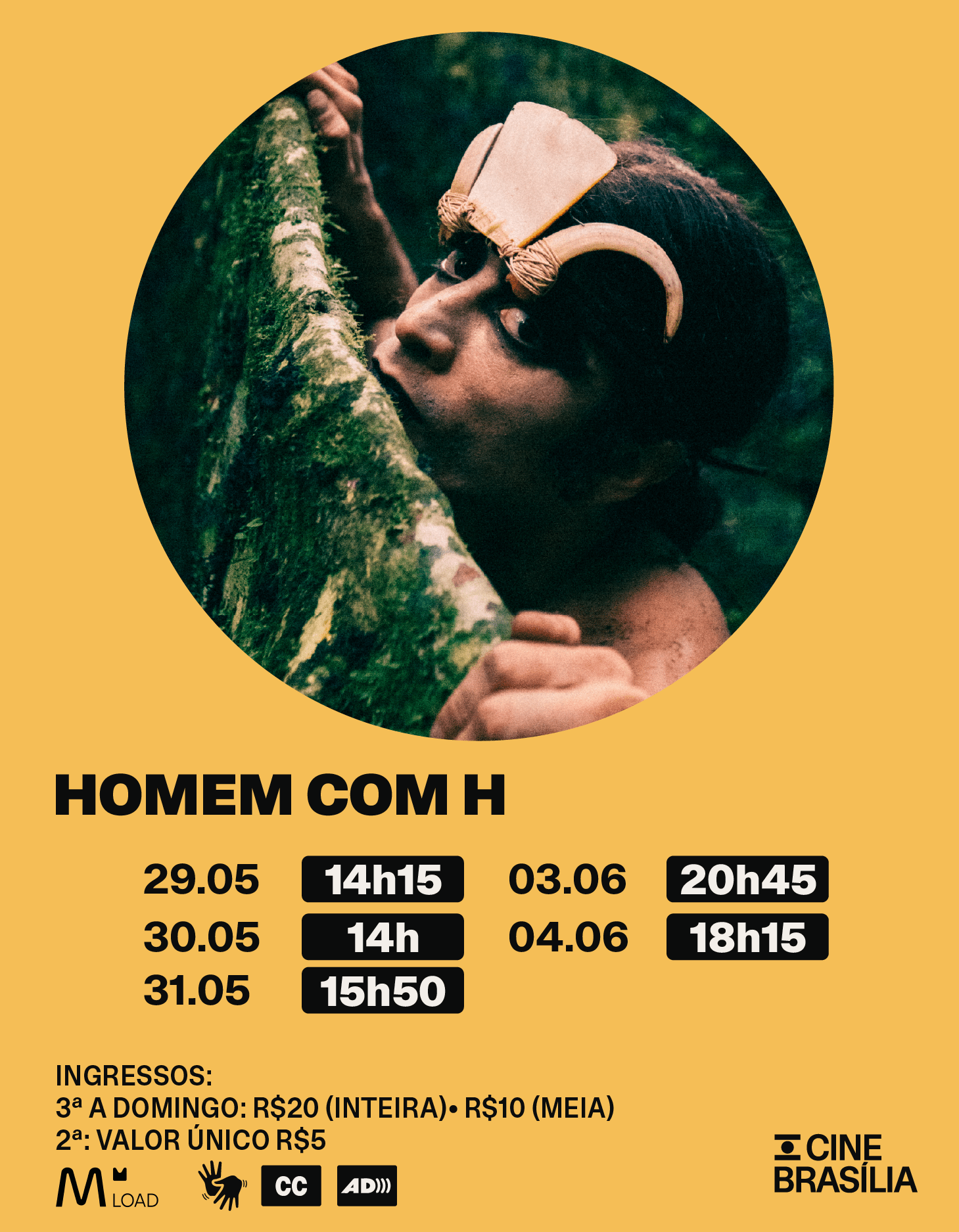 Homem com H no Cine Brasília