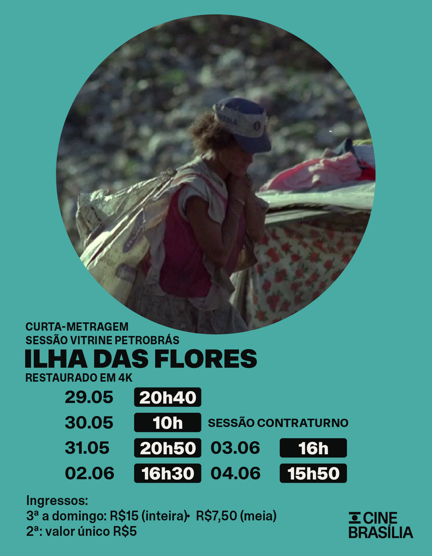 Ilha das Flores no Cine Brasília