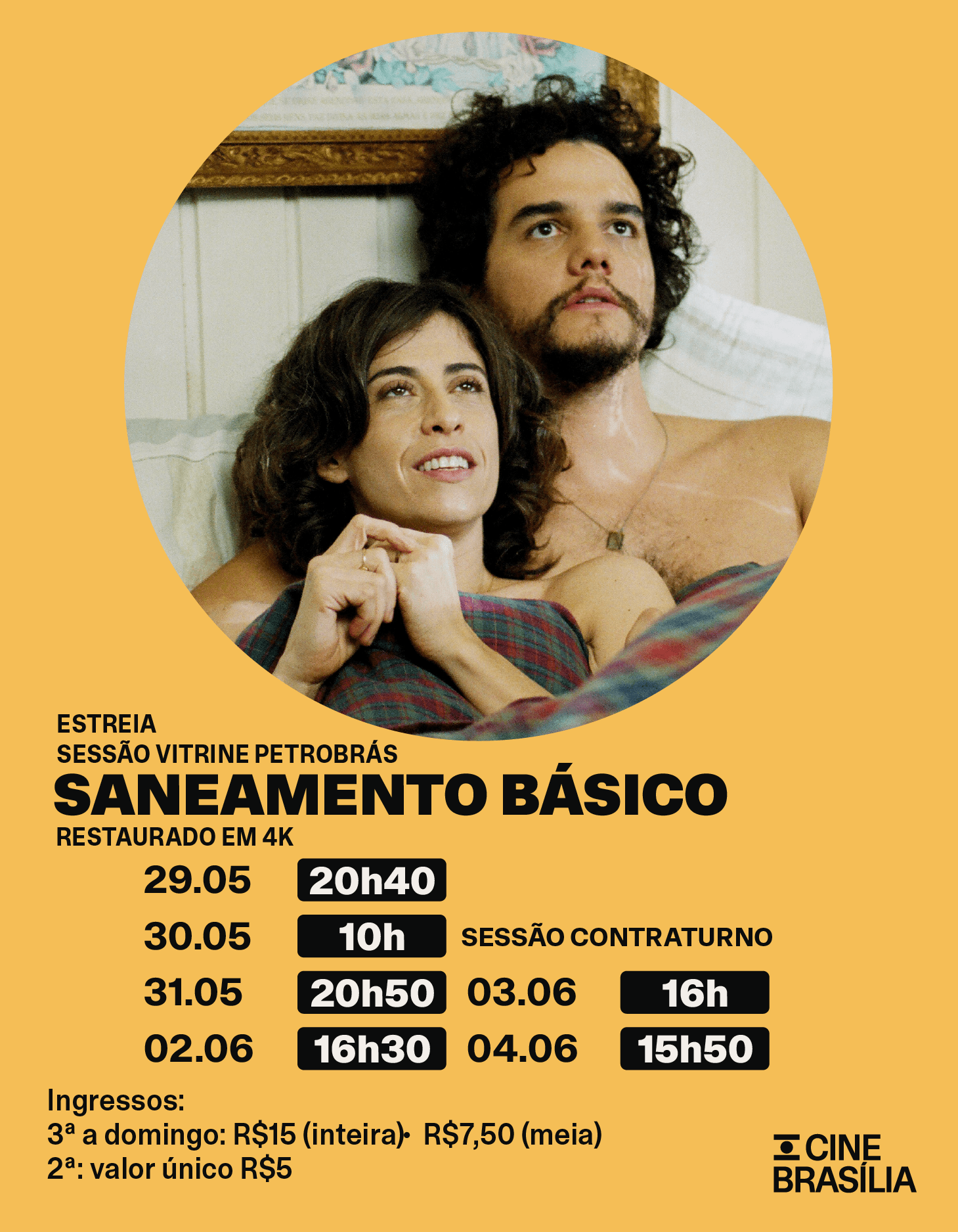 Saneamento Básico no Cine Brasília
