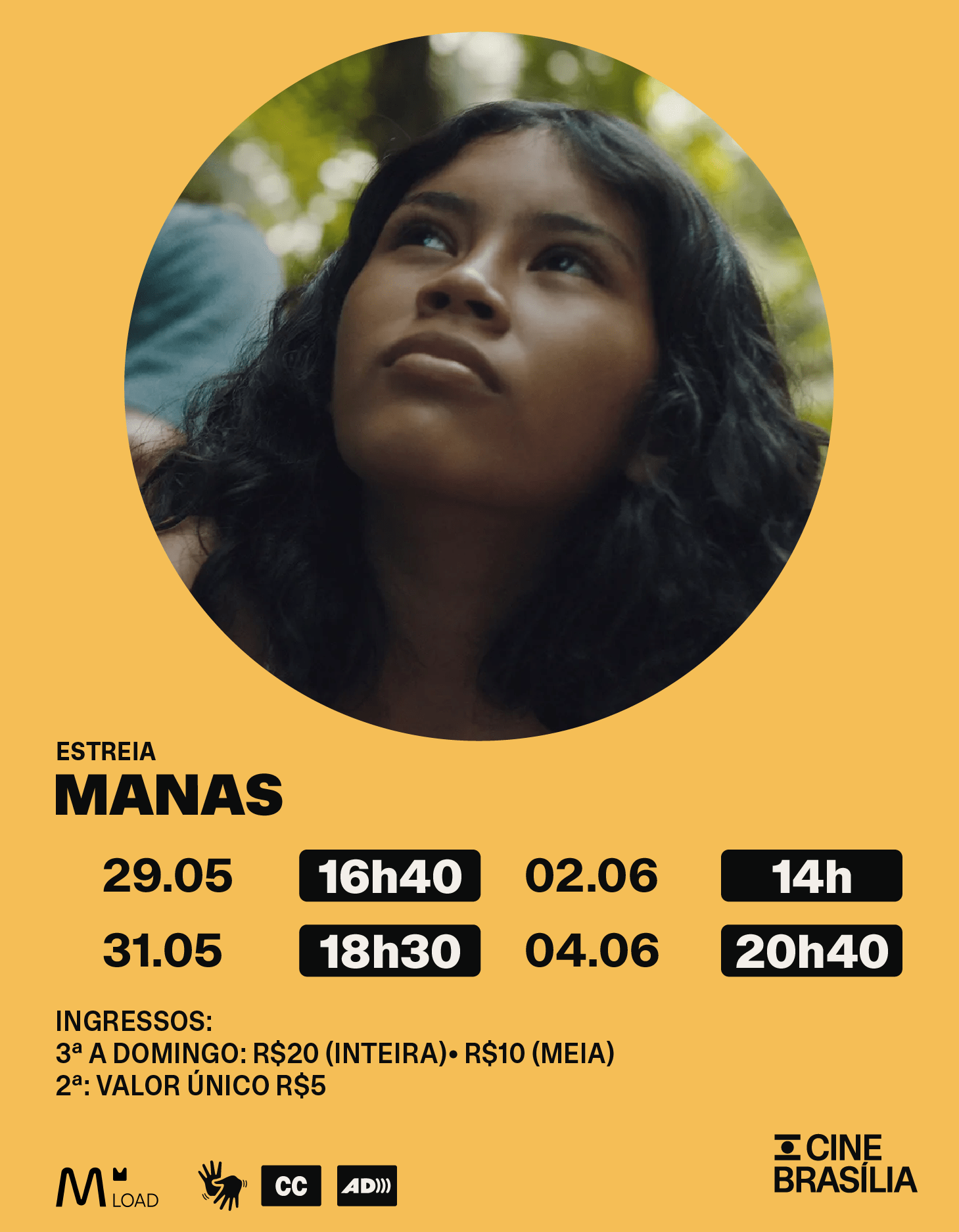 Manas no Cine Brasília